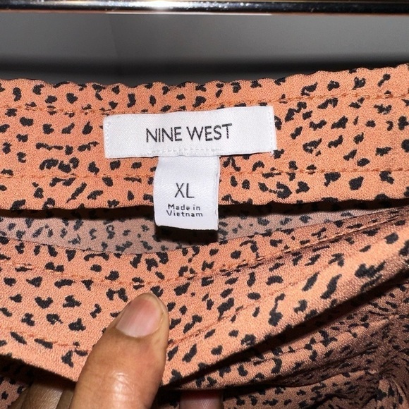 Nine West Casual Skirt - Brown Animal Print, Size XL - Picture 5 of 5